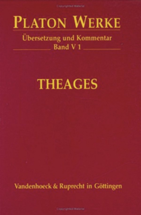 V 1 Theages -  Platon