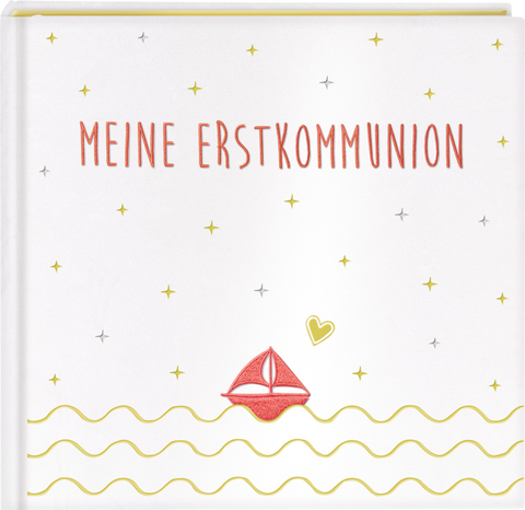 Eintragalbum - Meine Erstkommunion - Satin weiß