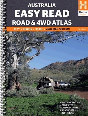 Australia Easy Read Road & 4WD atlas A3