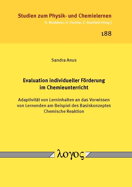 Evaluation individueller Förderung im Chemieunterricht - Sandra Anus