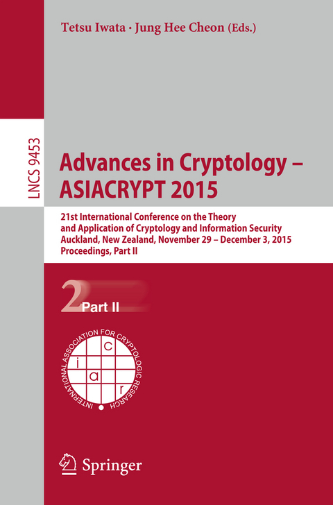 Advances in Cryptology – ASIACRYPT 2015 - 