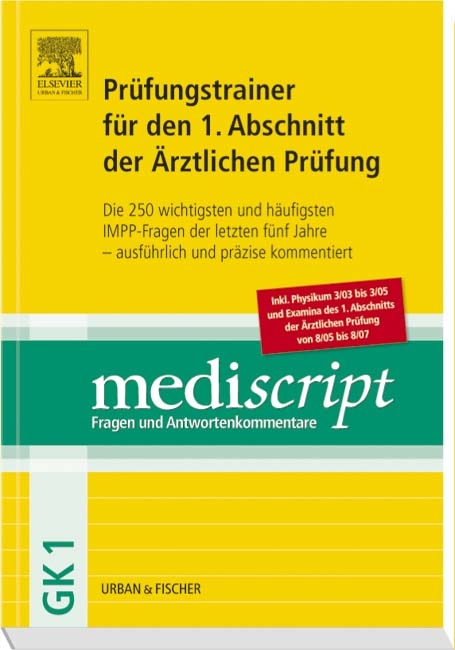 Mediscript Prüfungstrainer für den 1. Abschnitt der Ärztlichen Prüfung - 