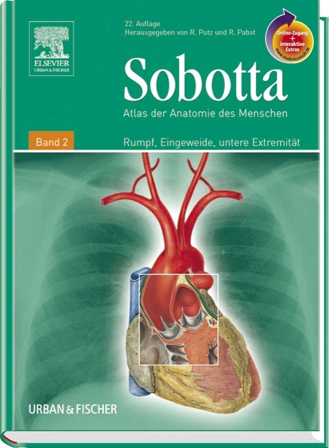 Sobotta, Atlas der Anatomie des Menschen Band 2 mit StudentConsult-Zugang - 