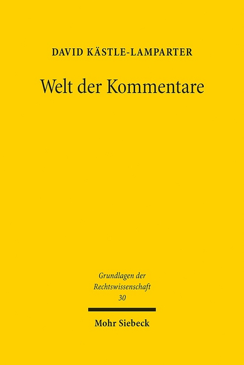 Welt der Kommentare - David Kästle-Lamparter