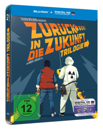 Zurück in die Zukunft - Trilogie - 30th Anniversary - Steelbook, 4 Blu-rays