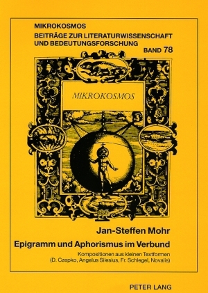 Epigramm und Aphorismus im Verbund - Jan-Steffen Mohr