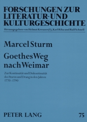 Goethes Weg nach Weimar - Marcel Sturm