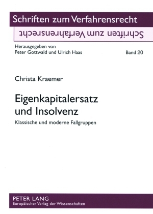 Eigenkapitalersatz und Insolvenz - Christa Kraemer