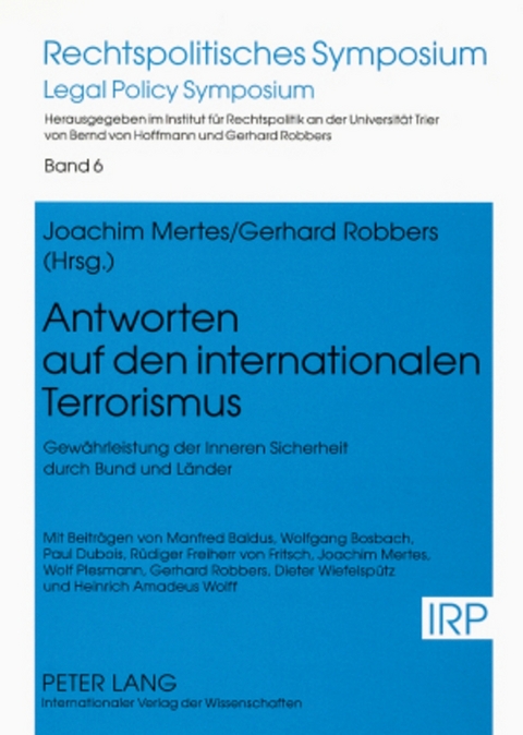 Antworten auf den internationalen Terrorismus - 