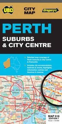 Perth Suburbs & City Centre Map 618 7th ed -  UBD Gregory's