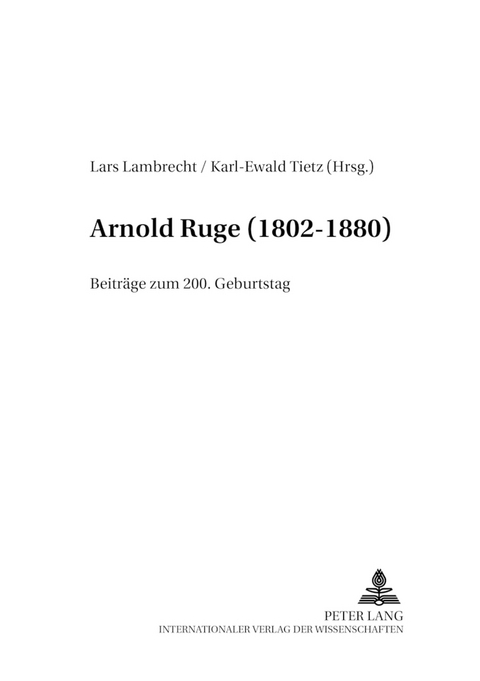 Arnold Ruge (1802-1880) - 