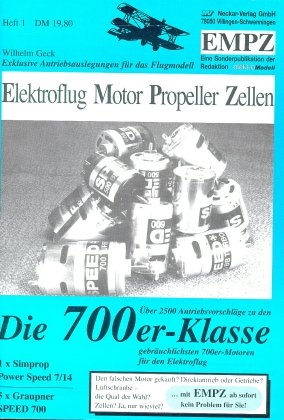 Elektroflug Motor Propeller Zellen - EMPZ - Wilhelm Geck