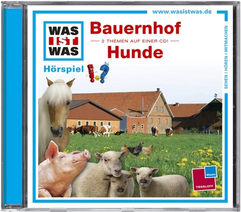 Was ist was Hörspiel-CD: Bauernhof/ Hunde - Matthias Falk