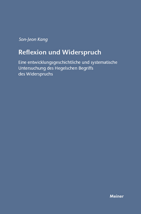 Reflexion und Widerspruch - Soon J. Kang