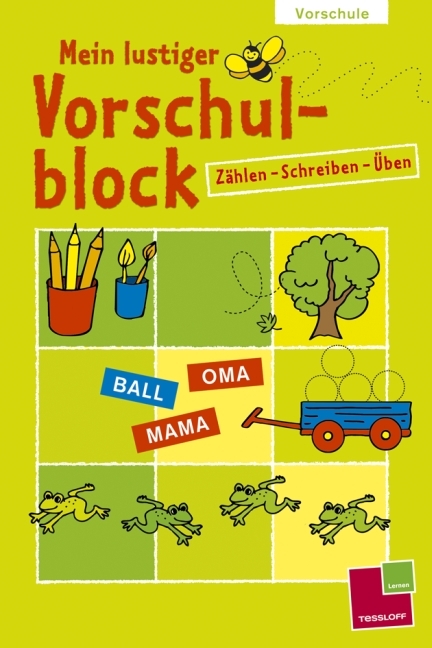 Mein lustiger Vorschulblock - Zählen, Schreiben, Üben