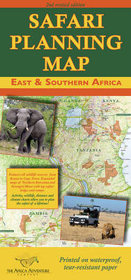 Safari Planning Map to East and Southern Africa - Mark W. Nolting