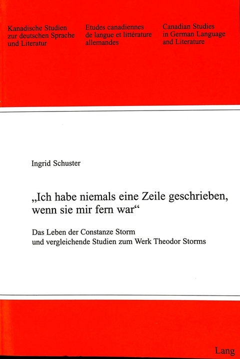 «Ich habe niemals eine Zeile geschrieben, wenn sie mir fern war» - Ingrid Arnold-Schuster