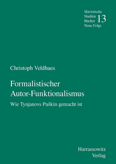 Formalistischer Autor-Funktionalismus - Christoph Veldhues