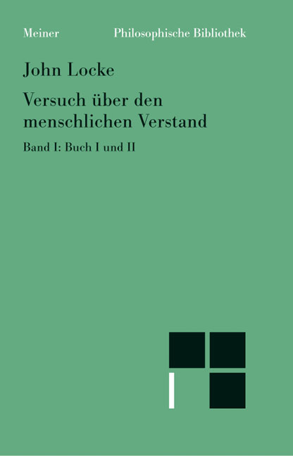 Versuch über den menschlichen Verstand. Band I - John Locke