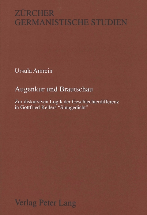 Augenkur und Brautschau - Ursula Amrein