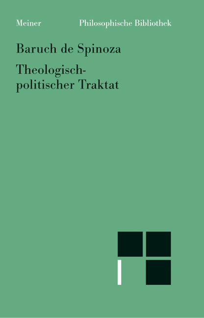 Sämtliche Werke / Theologisch-Politischer Traktat - Baruch De Spinoza