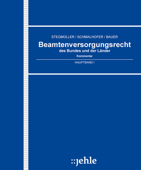 Beamtenversorgungsrecht des Bundes und der Länder - 