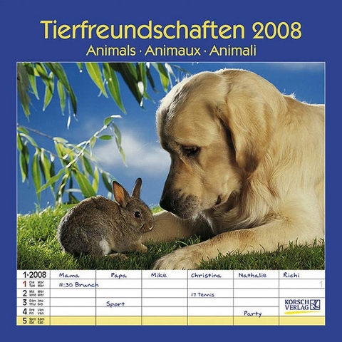 Tierfreundschaften - Familientimer 2008