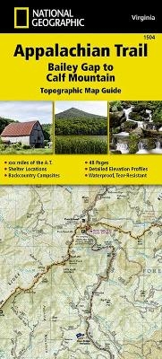 Appalachian Trail, Bailey Gap To Calf Mountain, Virginia -  National Geographic Maps