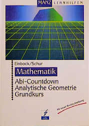 Abi-Countdown Analytische Geometrie Grundkurs - Reinhardt Einbock, Richard Schur