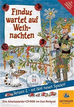 Findus wartet auf Weihnachten. Mit Geschenkanhängern und 5 neuen Spielen - Sven Nordqvist