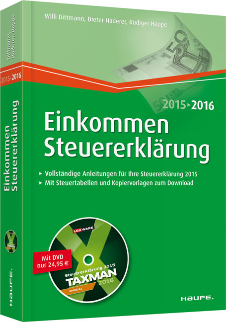 Einkommensteuererklärung 2015/2016 - Willi Dittmann, Dieter Haderer, Rüdiger Happe