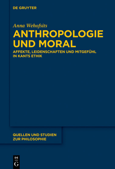 Anthropologie und Moral - Anna Wehofsits