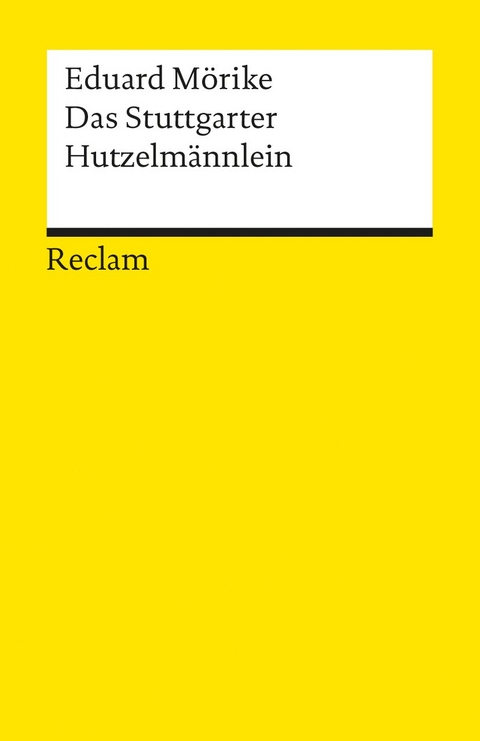 Das Stuttgarter Hutzelmännlein - Eduard Mörike