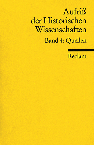 Aufriss der Historischen Wissenschaften - 