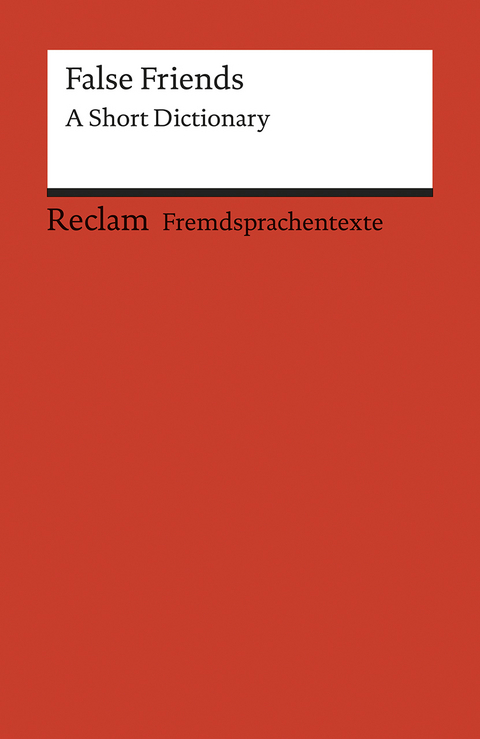 False Friends - Burkhard Dretzke, Margaret Nester