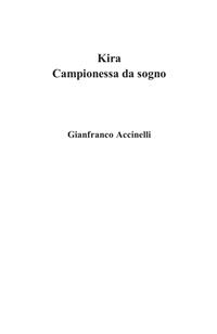 Kira Campionessa da sogno - Gianfranco Accinelli