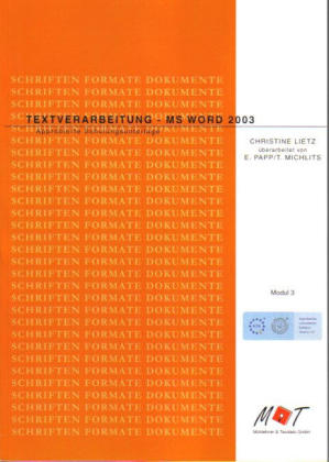 Textverarbeitung - MS Word 2003 - Christine Lietz