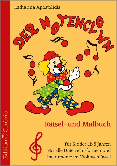 Der Notenclown - Violinschlüssel - 