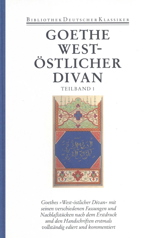 Sämtliche Werke. Briefe, Tagebücher und Gespräche. 40 in 45 Bänden in 2 Abteilungen - Johann Wolfgang Goethe