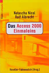 Das Access 2000 Einmaleins -  Albrecht,  NICOL