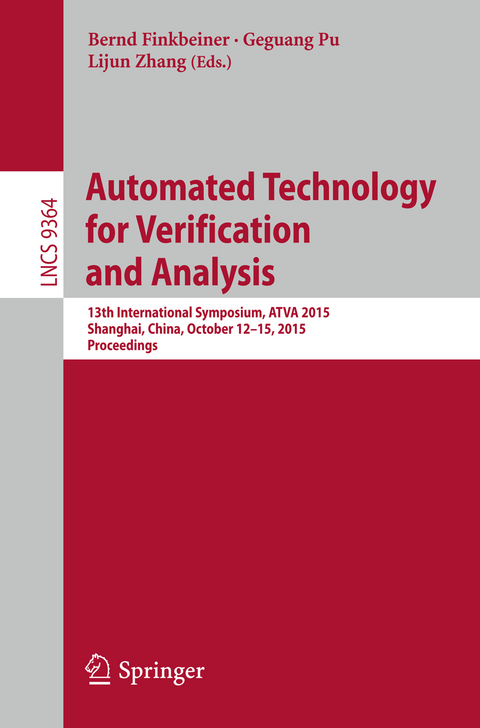 Automated Technology for Verification and Analysis - 