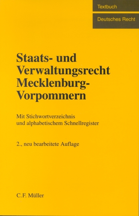 Staats- und Verwaltungsrecht Mecklenburg-Vorpommern - 