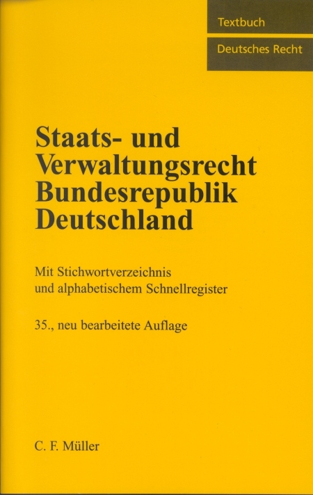 Staats- und Verwaltungsrecht Bundesrepublik Deutschland - 