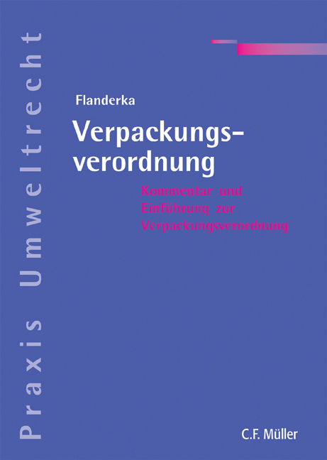 Verpackungsverordnung - Fritz Flanderka