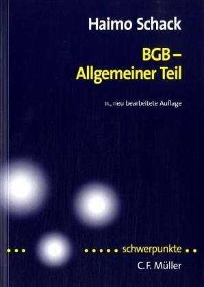 BGB-Allgemeiner Teil - Haimo Schack