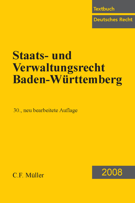 Staats- und Verwaltungsrecht Baden-Württemberg - 