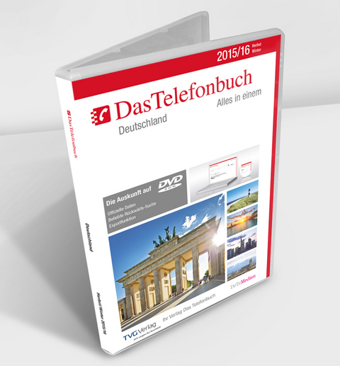 Das Telefonbuch, Deutschland Herbst/Winter 2015/16, 1 DVD-ROM