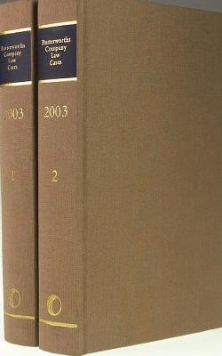 Butterworths Company Law Cases Back Volume Set 1983-date - 