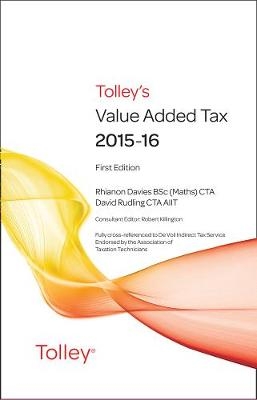 Tolley's Value Added Tax 2015 - Alex Millar, David Rudling