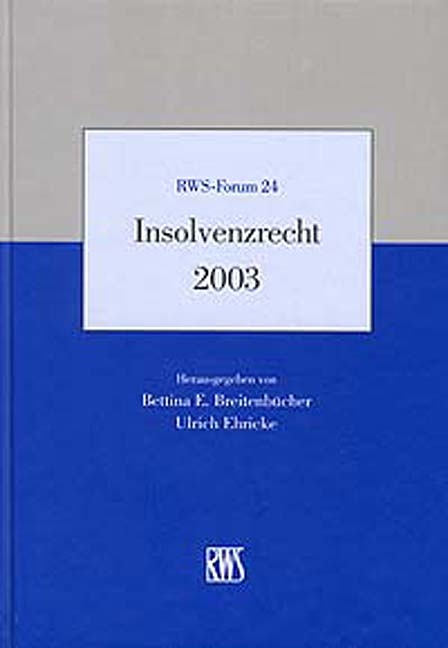 Insolvenzrecht 2003 - 